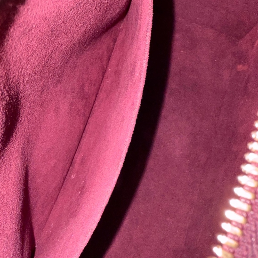 Louis Vuitton Speedy 25 Bandouliere Burgundy Wine Monogram Giant Limited Edition - Picture 13 of 15